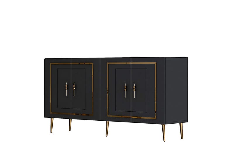 Talon Konsollbord 150 cm, Antracit/Guld