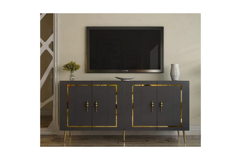 Talon Konsollbord 150 cm - Antracit/Guld - Möbler - Bord & matgrupper - Avlastningsbord - Hallbord