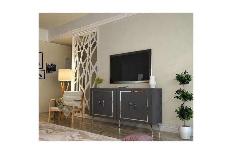 Talon Konsollbord 150 cm - Antracit/Silver - Möbler - Bord & matgrupper - Avlastningsbord - Hallbord