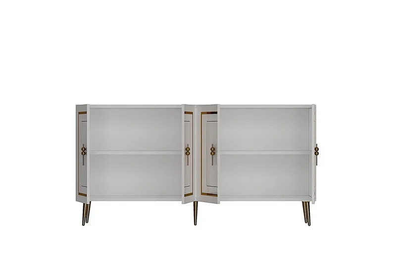 Talon Konsollbord 150 cm - Vit/Guld - Möbler - Bord & matgrupper - Avlastningsbord - Hallbord