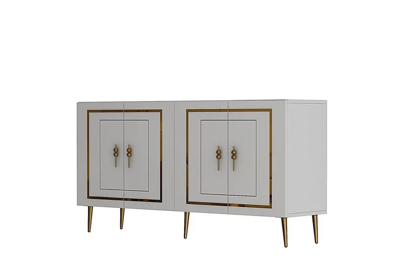 Talon Konsollbord 150 cm - Vit/Guld - Möbler - Bord & matgrupper - Avlastningsbord - Hallbord