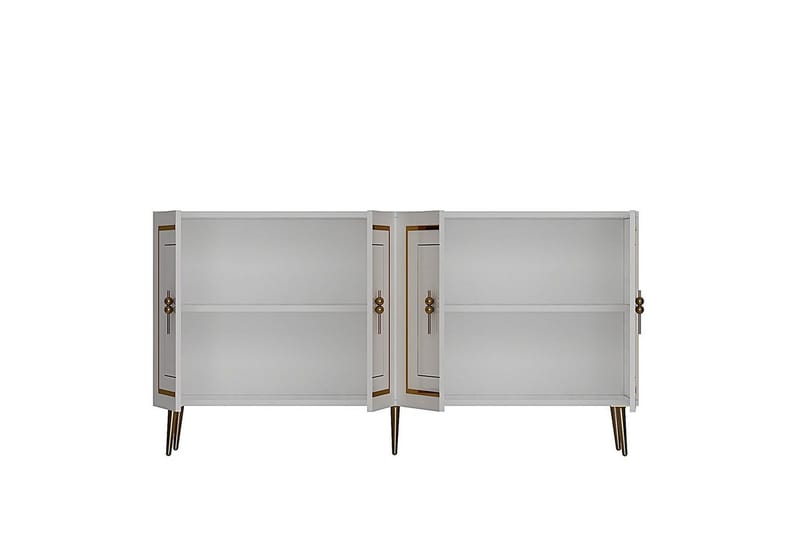 Talon Konsollbord 150 cm - Vit/Guld - Möbler - Bord & matgrupper - Avlastningsbord - Hallbord