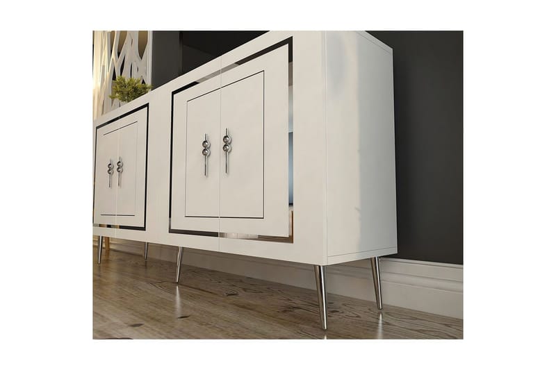 Talon Konsollbord 150 cm - Vit/Silver - Möbler - Bord & matgrupper - Avlastningsbord - Hallbord