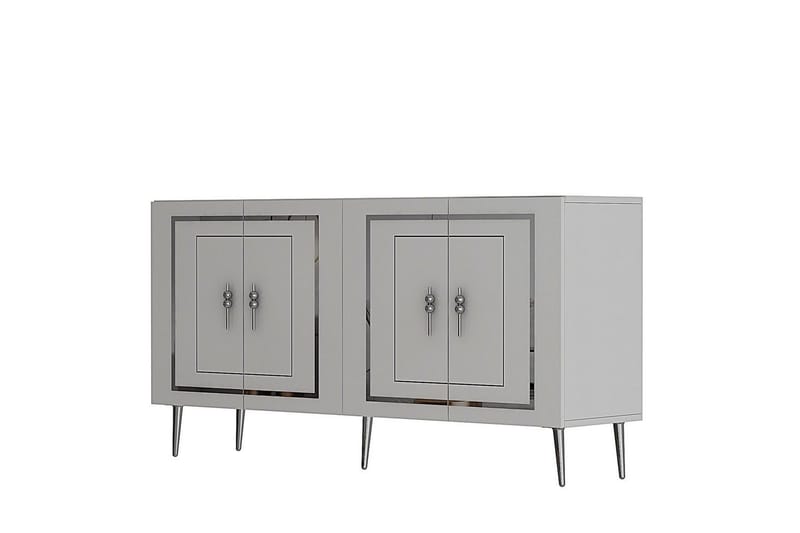 Talon Konsollbord 150 cm - Vit/Silver - Möbler - Bord & matgrupper - Avlastningsbord - Hallbord