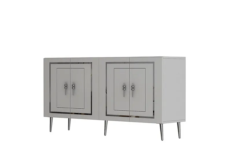 Talon Konsollbord 150 cm - Vit/Silver - Möbler - Bord & matgrupper - Avlastningsbord - Hallbord