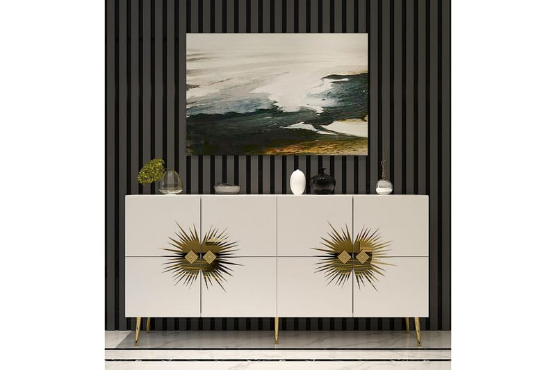 Tari Konsollbord 150 cm - Brons/Vit - Möbler - Bord & matgrupper - Avlastningsbord - Hallbord