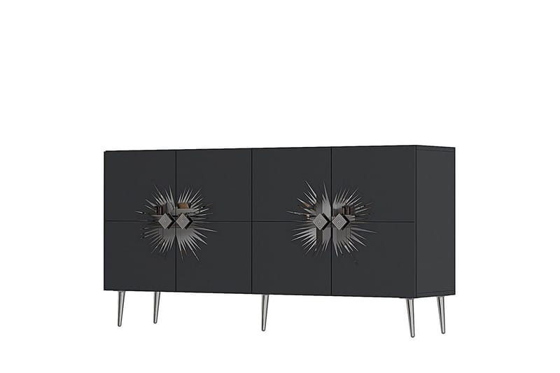 Tari Konsollbord 150 cm - Kolgrå/Silver - Möbler - Bord & matgrupper - Avlastningsbord - Hallbord