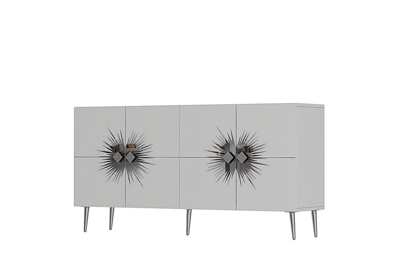 Tari Konsollbord 150 cm - Vit/Silver - Möbler - Bord & matgrupper - Avlastningsbord - Hallbord