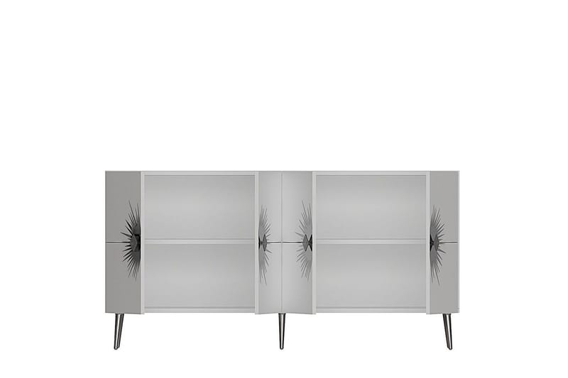 Tari Konsollbord 150 cm - Vit/Silver - Möbler - Bord & matgrupper - Avlastningsbord - Hallbord