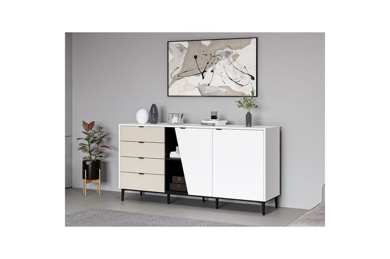 Tarnen Konsollbord 180 cm - Svart/Sand/Vit - Möbler - Bord & matgrupper - Avlastningsbord - Hallbord