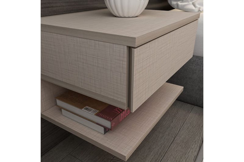 Telo Sängbord 45 cm - Beige - Möbler - Bord & matgrupper - Avlastningsbord - Sängbord & nattduksbord