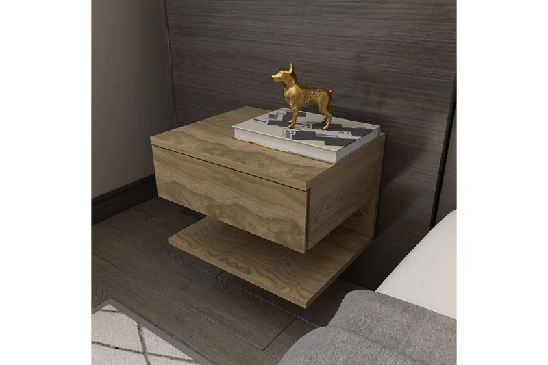 Telo Sängbord 45 cm - Ek - Möbler - Bord & matgrupper - Avlastningsbord - Sängbord & nattduksbord