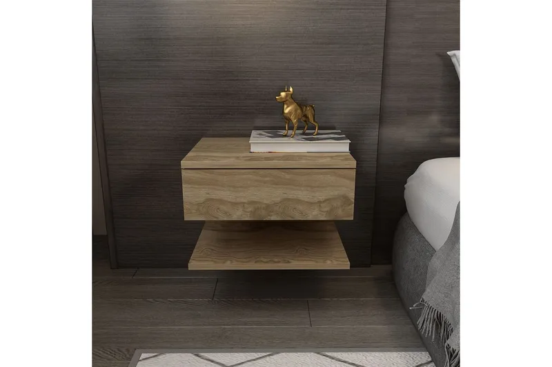 Telo Sängbord 45 cm - Ek - Möbler - Bord & matgrupper - Avlastningsbord - Sängbord & nattduksbord