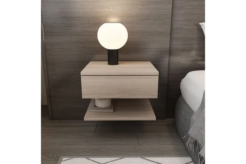 Telo Sängbord 45 cm - Röd - Möbler - Bord & matgrupper - Avlastningsbord - Sängbord & nattduksbord