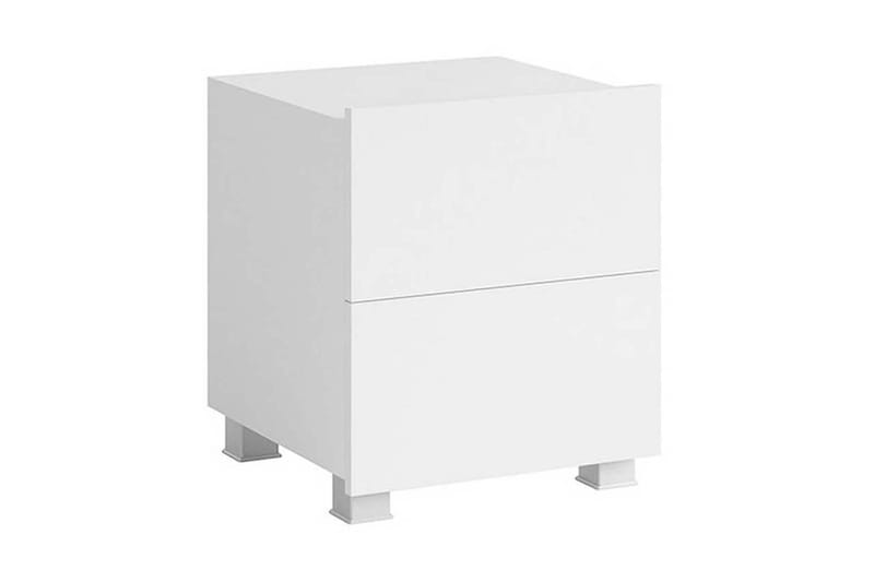 Tessan Sängbord 40 cm med Förvaring - Vit - Sängbord & nattduksbord