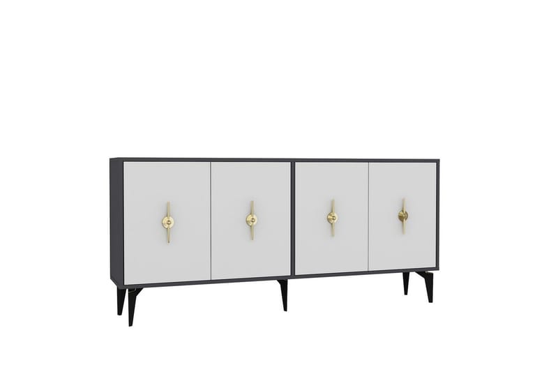 Thylen Konsollbord 180 cm - Antracit/Vit - Möbler - Bord & matgrupper - Avlastningsbord - Hallbord