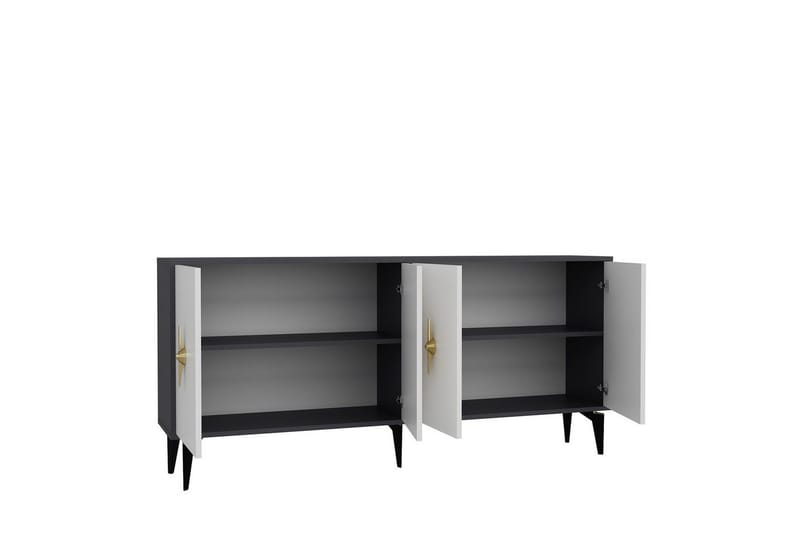 Thylen Konsollbord 180 cm - Antracit/Vit - Möbler - Bord & matgrupper - Avlastningsbord - Hallbord