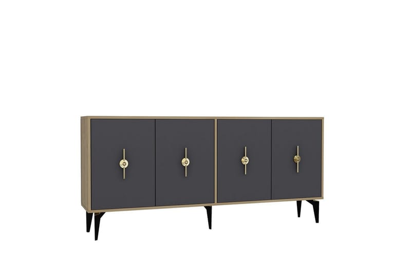 Thylen Konsollbord 180 cm - Ek/Antracit - Möbler - Bord & matgrupper - Avlastningsbord - Hallbord