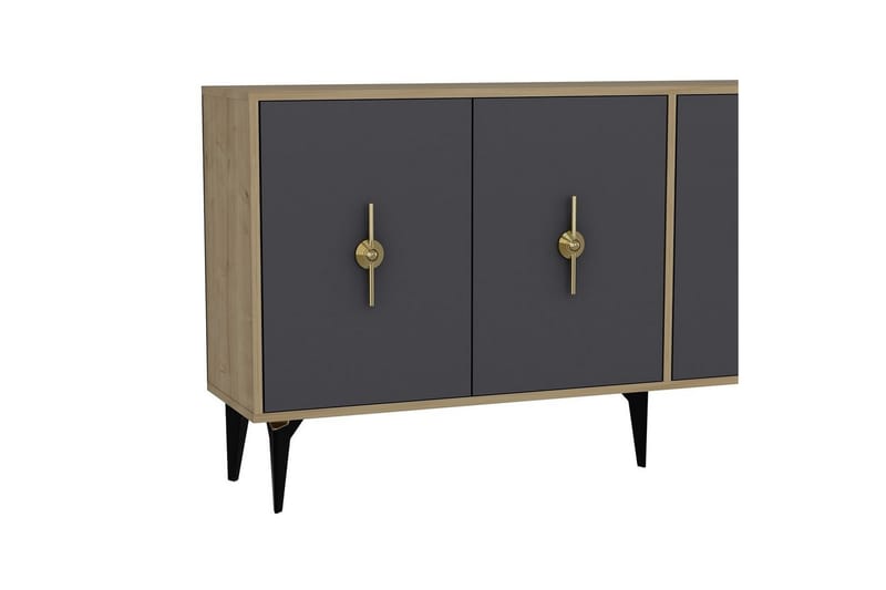 Thylen Konsollbord 180 cm - Ek/Antracit - Möbler - Bord & matgrupper - Avlastningsbord - Hallbord