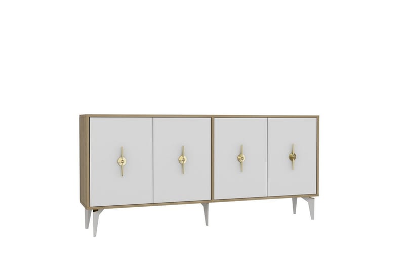 Thylen Konsollbord 180 cm - Ek/Vit - Möbler - Bord & matgrupper - Avlastningsbord - Hallbord