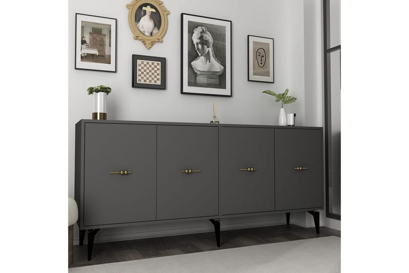 Thyros Konsollbord 180 cm - Antracit - Möbler - Bord & matgrupper - Avlastningsbord - Hallbord