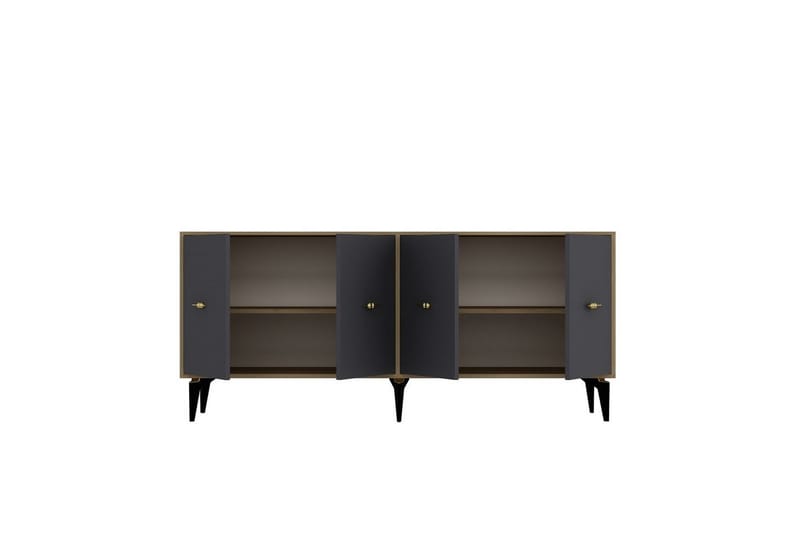 Thyros Konsollbord 180 cm - Ek/Antracit - Möbler - Bord & matgrupper - Avlastningsbord - Hallbord