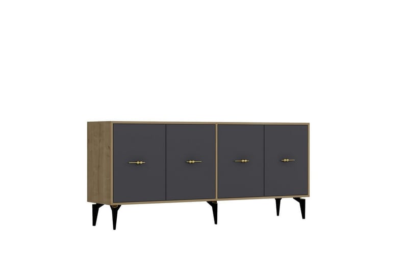 Thyros Konsollbord 180 cm - Ek/Antracit - Möbler - Bord & matgrupper - Avlastningsbord - Hallbord