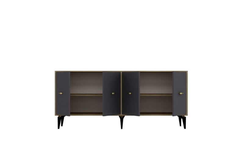 Thyros Konsollbord 180 cm - Ek/Antracit - Möbler - Bord & matgrupper - Avlastningsbord - Hallbord