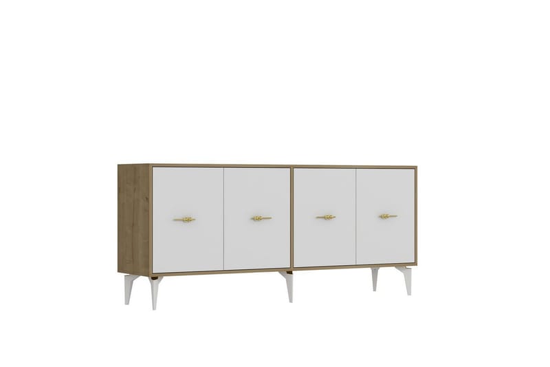 Thyros Konsollbord 180 cm - Ek/Vit - Möbler - Bord & matgrupper - Avlastningsbord - Hallbord