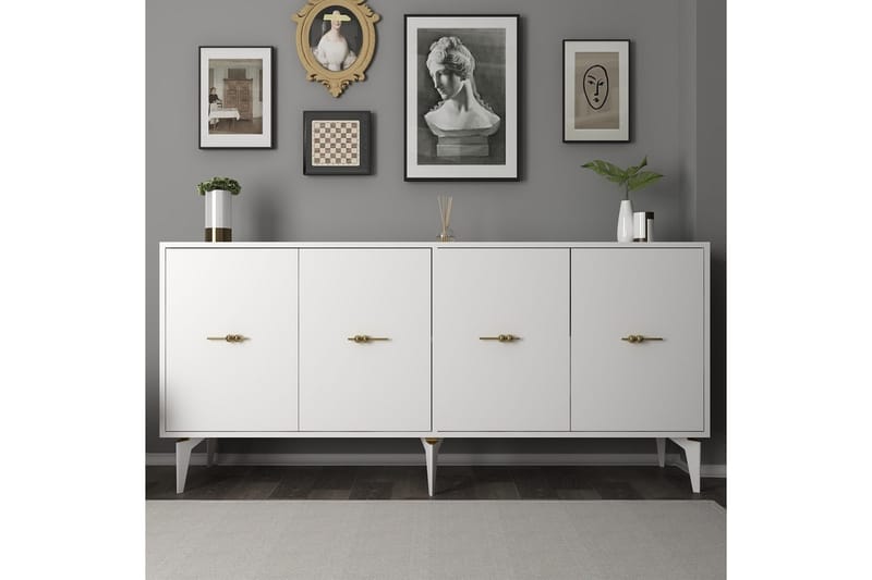 Thyros Konsollbord 180 cm - Vit - Möbler - Bord & matgrupper - Avlastningsbord - Hallbord