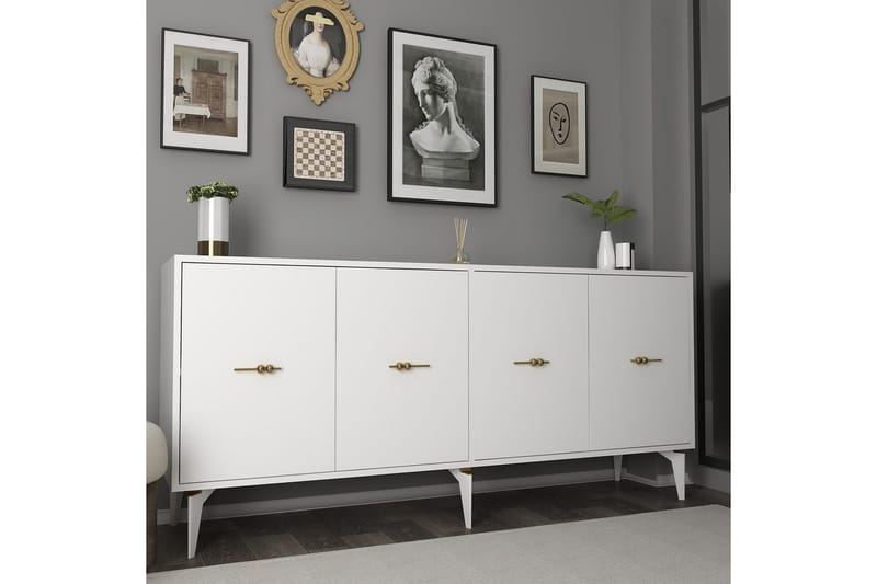 Thyros Konsollbord 180 cm - Vit - Möbler - Bord & matgrupper - Avlastningsbord - Hallbord