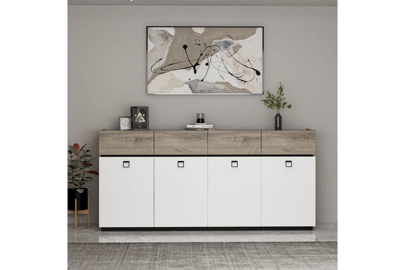 Tolwin Konsollbord 180 cm - Svart/Vit - Möbler - Bord & matgrupper - Avlastningsbord - Hallbord