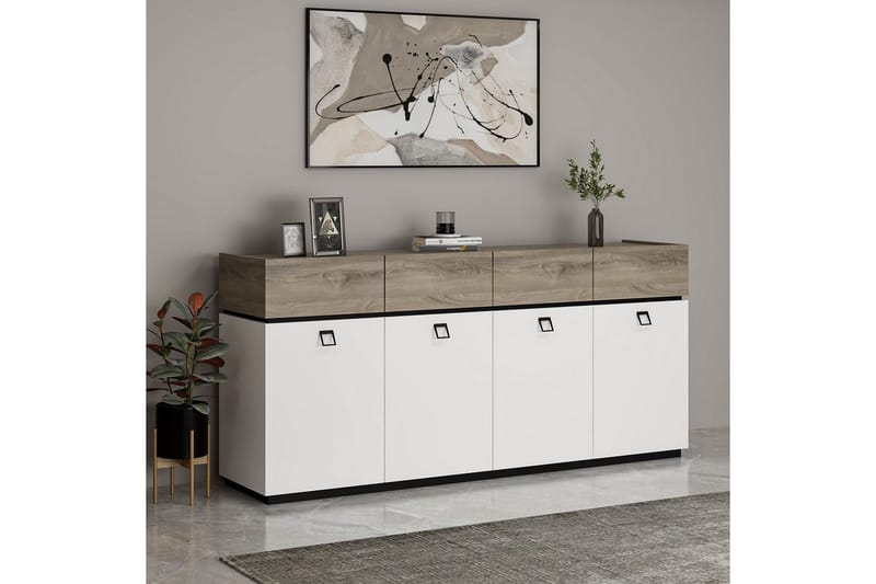 Tolwin Konsollbord 180 cm - Svart/Vit - Möbler - Bord & matgrupper - Avlastningsbord - Hallbord
