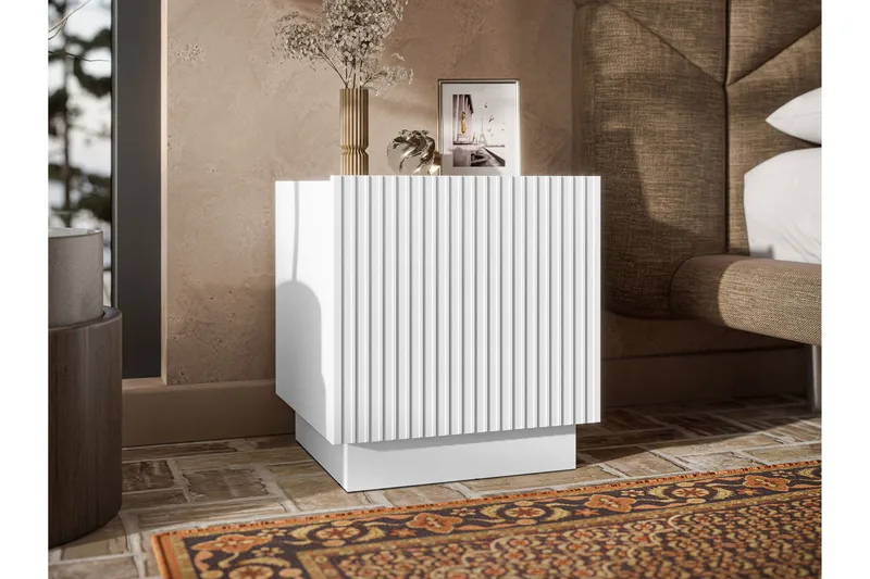 Torvalen Sängbord 45 cm - Vit - Möbler - Bord & matgrupper - Avlastningsbord - Sängbord & nattduksbord