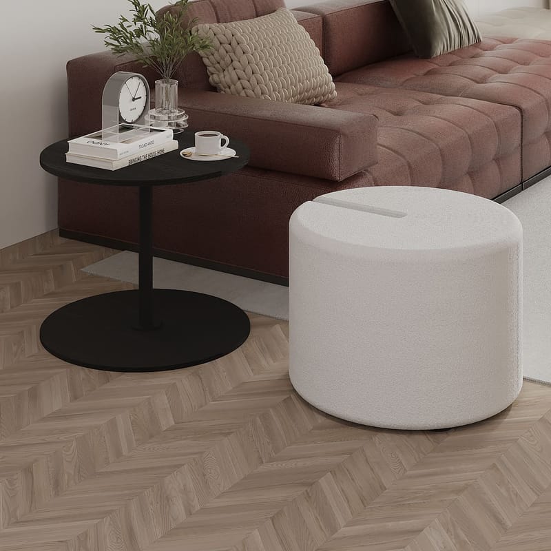 Torven Set med sidobord 43x47x43 cm - Svart - Möbler - Bord & matgrupper - Avlastningsbord - Lampbord