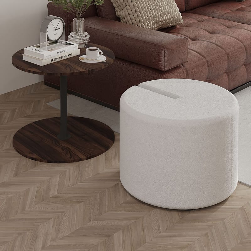 Torven Set med sidobord 43x47x43 cm - Valnöt - Möbler - Bord & matgrupper - Avlastningsbord - Lampbord