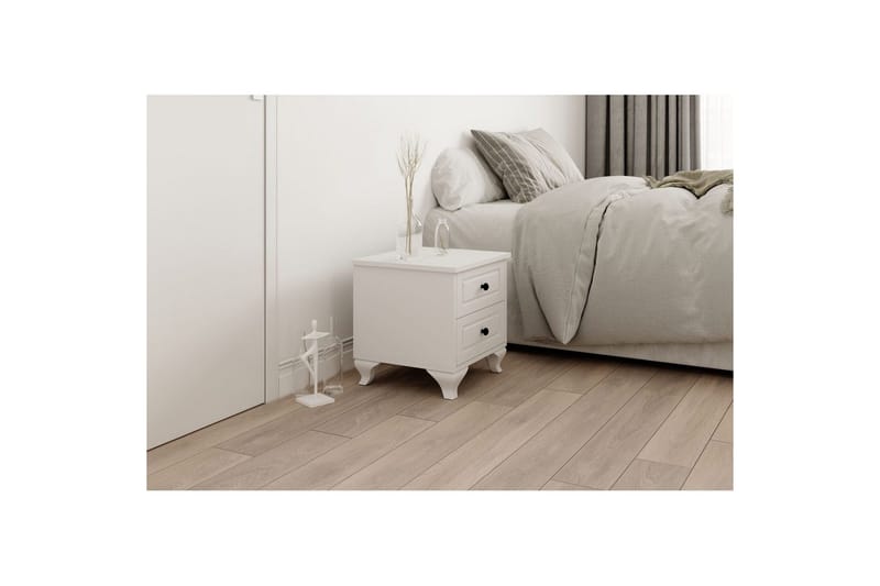 Torvenn Sängbord 45 cm - Matt Vit - Möbler - Bord & matgrupper - Avlastningsbord - Sängbord & nattduksbord