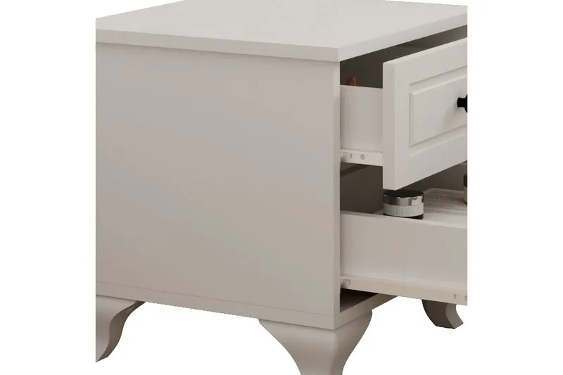 Torvenn Sängbord 45 cm - Matt Vit - Möbler - Bord & matgrupper - Avlastningsbord - Sängbord & nattduksbord