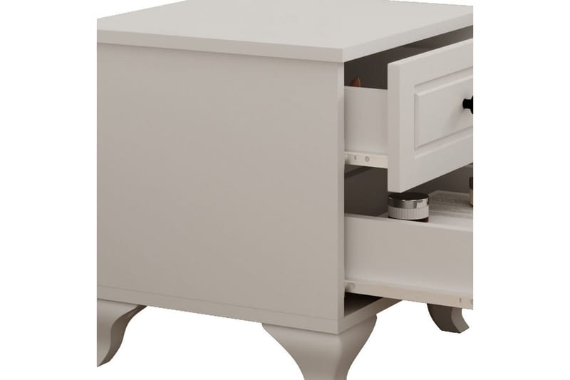 Torvenn Sängbord 45 cm - Matt Vit - Möbler - Bord & matgrupper - Avlastningsbord - Sängbord & nattduksbord