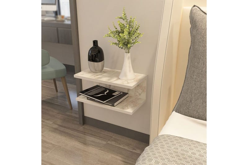 Torvic Sängbord 45 cm - Vit - Möbler - Bord & matgrupper - Avlastningsbord - Sängbord & nattduksbord