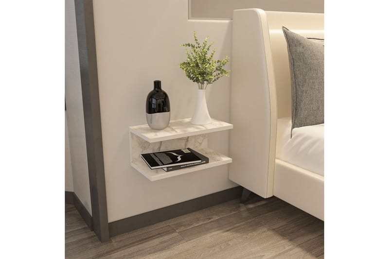 Torvic Sängbord 45 cm - Vit - Möbler - Bord & matgrupper - Avlastningsbord - Sängbord & nattduksbord