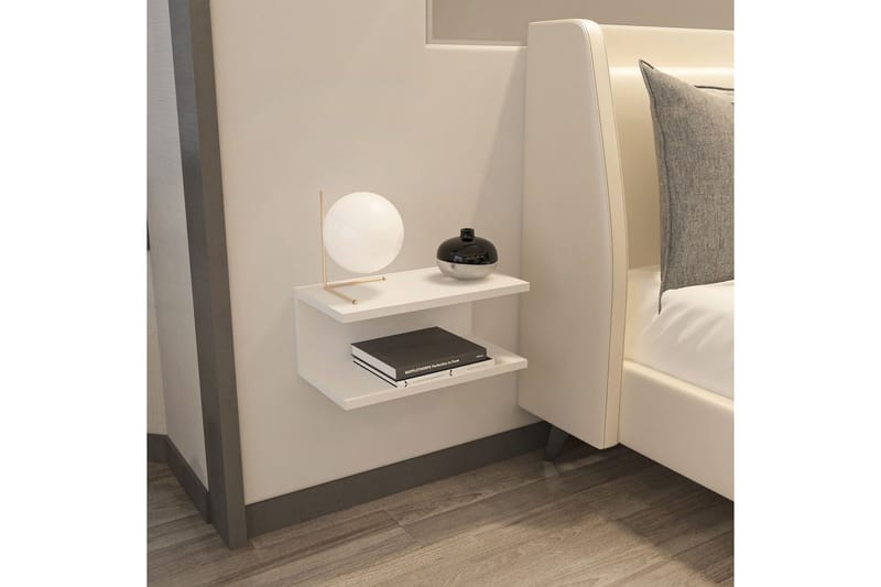 Torvic Sängbord 45 cm - Vit - Möbler - Bord & matgrupper - Avlastningsbord - Sängbord & nattduksbord