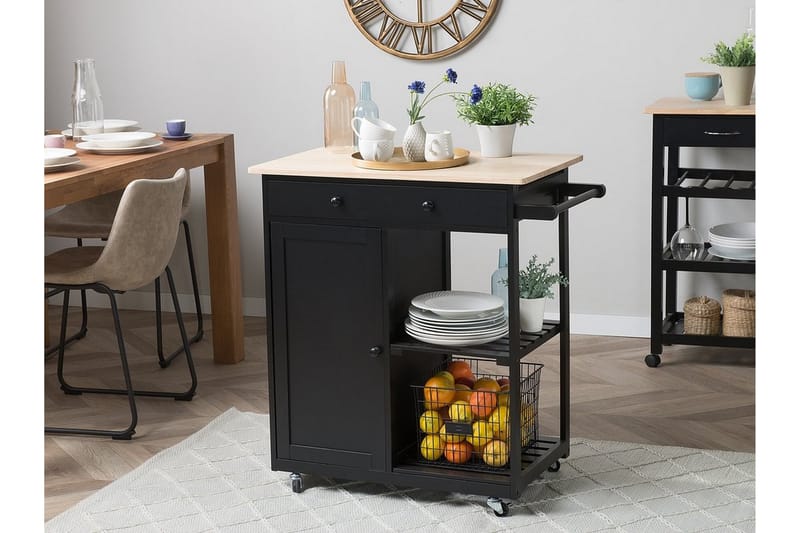 Trapani Serveringsbord 75 cm - Svart - Möbler - Bord & matgrupper - Avlastningsbord