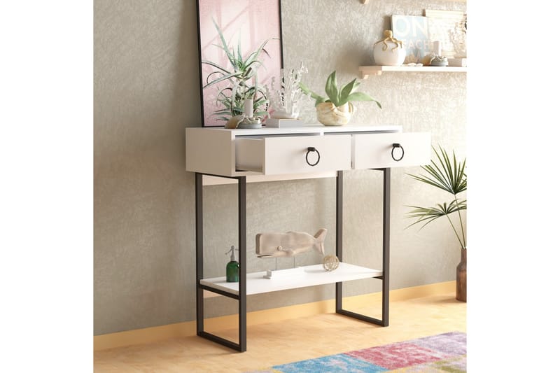 Valeri Konsollbord 90x90 cm Vit - Hanah Home - Möbler - Bord & matgrupper - Avlastningsbord - Hallbord