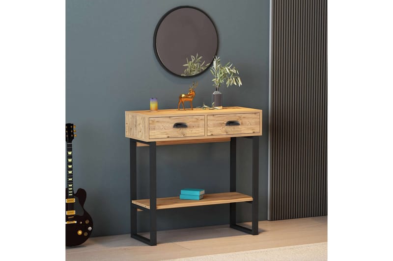 Valery Konsollbord 90x90 cm Ljusbrun - Hanah Home - Möbler - Bord & matgrupper - Avlastningsbord - Konsolbord & sidobord