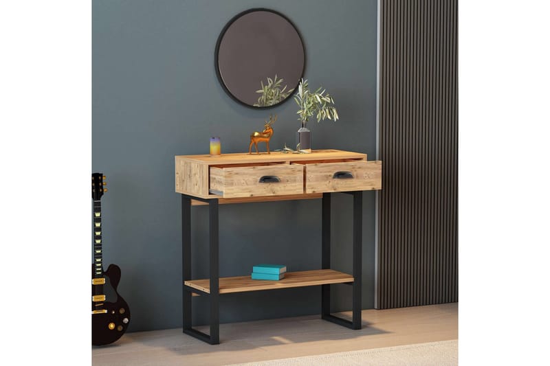 Valery Konsollbord 90x90 cm Ljusbrun - Hanah Home - Möbler - Bord & matgrupper - Avlastningsbord - Konsolbord & sidobord