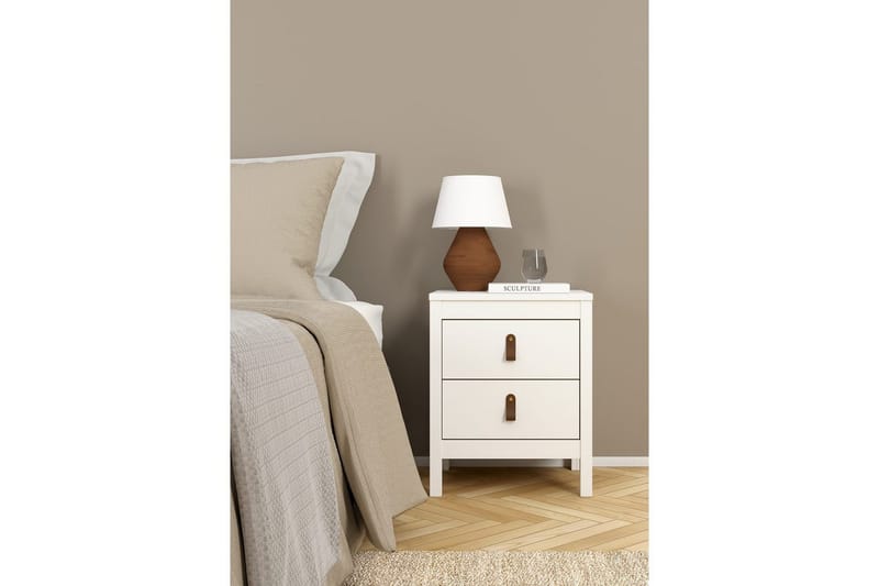 Vallvidera Sängbord 44 cm - Vit - Möbler - Bord & matgrupper - Avlastningsbord - Sängbord & nattduksbord