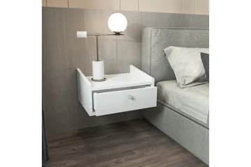 Valros Sängbord 45 cm - Vit - Möbler - Bord & matgrupper - Avlastningsbord - Sängbord & nattduksbord