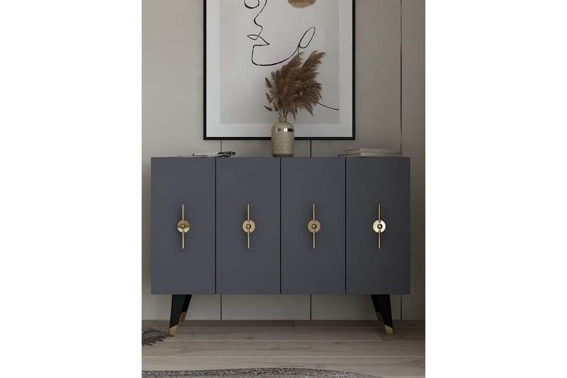 Varen Konsollbord 120 cm - Guld/Antracit - Möbler - Bord & matgrupper - Avlastningsbord - Hallbord