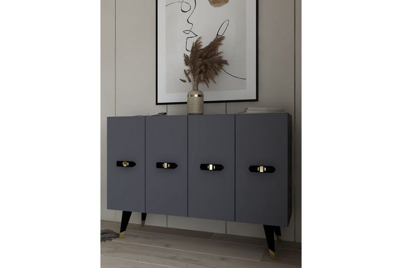 Varen Konsollbord 120 cm - Guld/Antracit - Möbler - Bord & matgrupper - Avlastningsbord - Hallbord